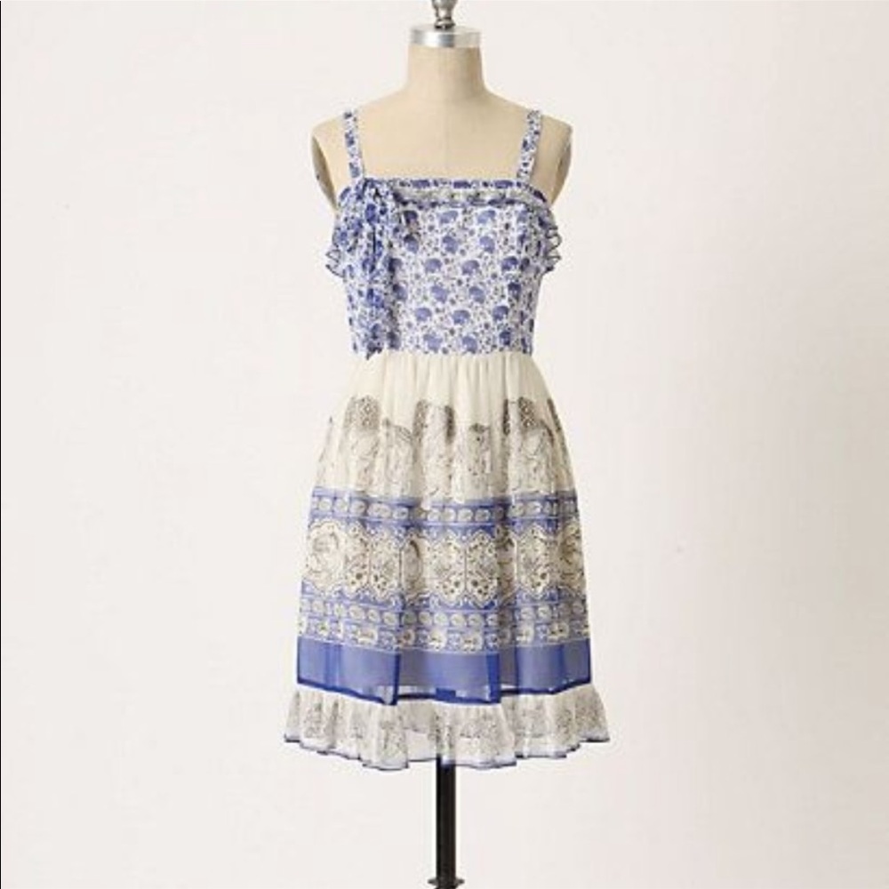 Anthropologie Pachyderm Parade dress by Anna Sui size 0